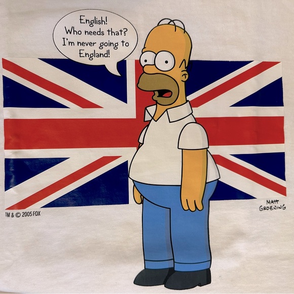 Simpson’s “England” T, Men’s Medium Sz, NWOT - Picture 8 of 8